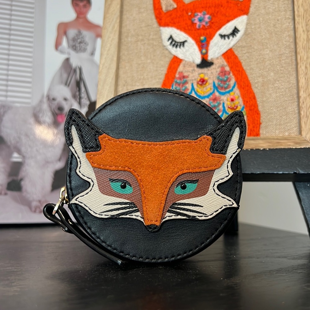 Kate Spade New York Blaze A Trail Fox Coin Purse, NWOT